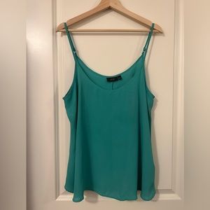 Teal XL Dress Tank Top